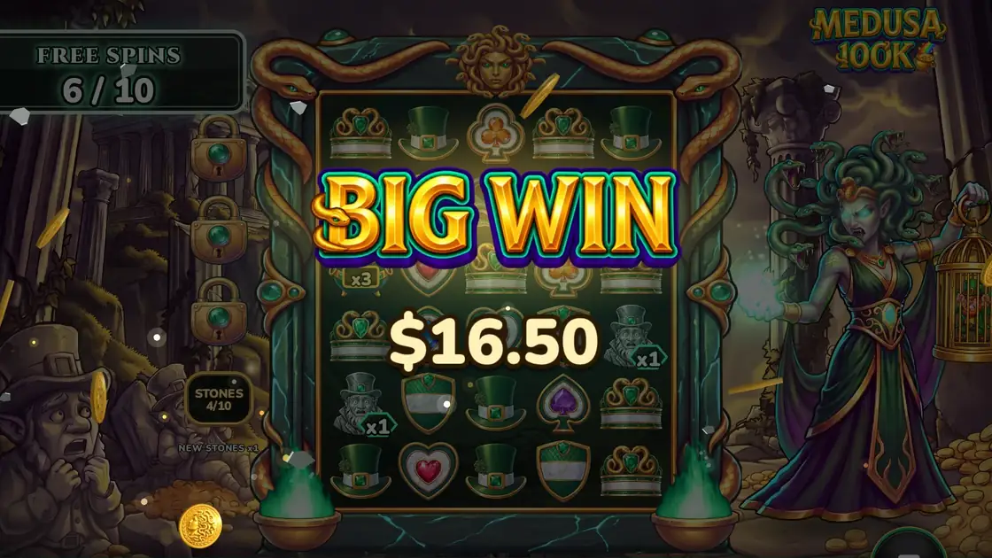 MEDUSA 100K: big win@2x
