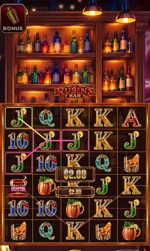 RUBIN'S BAR in portrait mode on a phone